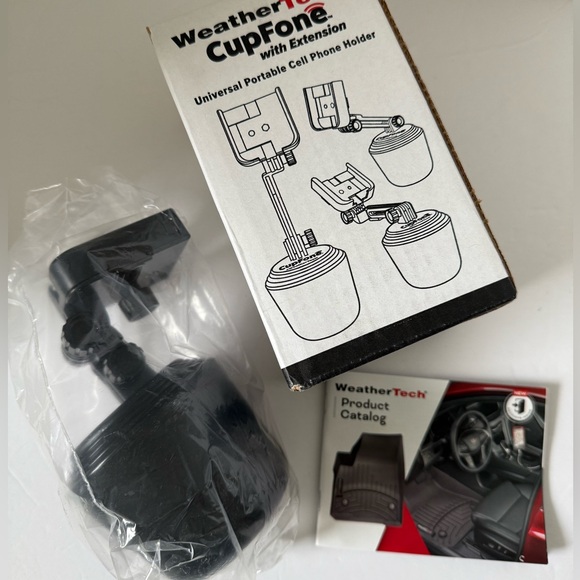 NIB WeatherTech CupFone Cell Phone Holder with Extension - Picture 3 of 6